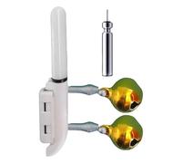 Fishing Rod Tip - PVC, Universal Size Glow Stick Holder Fish Alert Clip High Sensitivity | Night Visible Bite Indicator Rechargeable FishingRod Light For Night Fishing, Professional Anglers