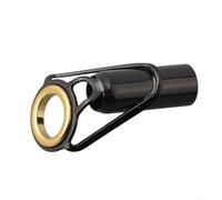 Fishing Rod Tip Top Guide Ring Ceramic Line Ring with Stainless Steel Frame Repair Building Kit Pole Eye Ring Replacement Tool for Fishing Rod Tips Repair Maintenance Casting Rod Layouts(7.5mm)