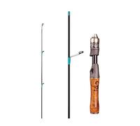 Fishing Rod Ultra Light Fishing Rod Carbon Fiber Wooden Handle Spinning/Casting Pole Bait WT 1.5-9g Line WT 3-6LB Fast Trout Fishing Rods Fishing Pole(Spinning Rod,1.5m)
