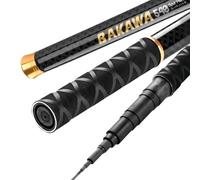 Fishing Rod Ultralight Carbon Fishing Rods 1.8M-7.2M Portable Telescopic Travel Stream Feeder Pole Hard Pesca Carp Freshwater Spinning Rod(5.4 m)
