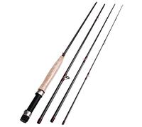 Fishing Rod UltraLight Fly Fishing Rods Sections Fast Action Freshwater Fly Rods Trout Salmon Fishing Tackle Fishing Pole(E)