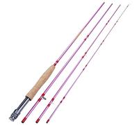Fishing Rod UltraLight Fly Fishing Rods Sections Fast Action Freshwater Fly Rods Trout Salmon Fishing Tackle Fishing Pole(D)