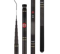 Fishing Rod Ultralight Stream Hand Rod Telescopic Fishing Rods Carbon Fiber Freshwater Carp Feeder 3m4m5m6m7m8m Winter Fishing Rod Pole Spinning Rod(8.0M and gifts)