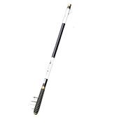 Fishing Rod Ultralight Super Hard 3.6/4.5/5.4/6.3/7.2 Meters Stream Hand Pole Carbon Fiber Casting Telescopic Fishing Rods Fish Tackle Spinning Rod(WHITE,4.5 m)