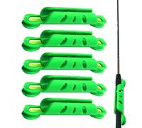 Fishing Rod Winding Plate - 5 Pieces | Fishings Rods Winder | Spool Holder & Management Tool | Line Clip For Fising Rods | Accessories Fosr Beginners | Multicolor, 12.5c