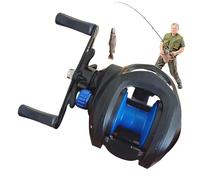 Fishing Rods and Reels Combination - Aluminum Reel, Freshwater Saltwater Fishing Rods | Casting Reel, Big Fish Bass Fishing Reel, Freshwater Blacking Fishing Equipment for Outdoors