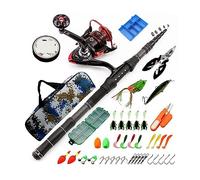 Fishing Rods Shrink Carbon Short Section Fishing Rod Spinning Reel Fishing Tackle(2.4)