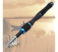 Fishing RodsPortable Travel BagMini Fishing RodsRetractable RodsOptional Retractable Fishing Rods 2 Pcs(2.4m)