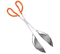 Fishing Scoop Tool - Stainless Steel Strainer Spoon, Double Layer with Drain Holes, Non Slip Handle Fish Catch Gripper for Carp, Bass, Catfish, Shrimp, Loach, Outdoor Fishing, Beach, Sea, Lake