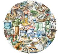 Fishing Scrapbook Stickers, 50PCS Vintage Outdoor Journal Stickers Transparent PET for Scrapbooking Planners Smooth Surface Decoration, Camping and Fishing Theme for Teens Adults