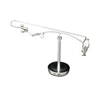 Fishing Sculpture, 23x5.5x2cm, Creative Balanced Fishing Model Ornaments, The Fisherman Balancing Sculpture, for Angling Enthusiasts/Fisherman Dads