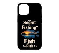 Fishing Secret Fish Where They Are Funny Angler Bass Gift Case for iPhone 12/12 Pro
