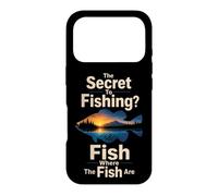 Fishing Secret Fish Where They Are Funny Angler Bass Gift Case for iPhone 17 Pro