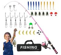 Fishing Set For Fishing Kit For - Small First Year Kit, Portable First Year Kit, Extendable Rod Set with Carry Bag for Birthday