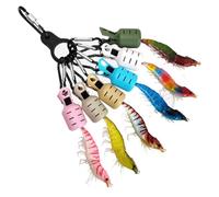 Fishing Shrimp Hook Cover, Squid Jig Hook Protector with Carabiner, Mountaineering Buckle Guard, Durable Fishing Gear Accessory for Outdoor Saltwater Angling
