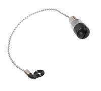 Fishing Signal Reminder Tool, Reliable Bite Indicator with Soft Chain for Night Fishing Adventures, Weather-Resistant ABS and Steel, 1 Unit (White)
