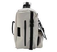 Fishing Sling Tackle Bag Rainproof and Lightweight with Multiple Compartments for Fishing Trips and Outdoor Fun Nylon Material (Light Grey)