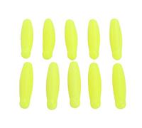 Fishing Soft Bait Artificial Bee Pupa Potato Lure 10Pcs PVC Elastic Bite Resistant Realistic Shape Salt Added Long Cast Lures for Ocean Lake River Fishing 6cm 8g (Golden)