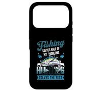 Fishing Solves Half Of My Problems Hunting Solves The Rest Case for iPhone 17 Pro