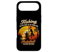 Fishing Solves Most Of My Problems Basketball The Rest Retro Case for iPhone Air