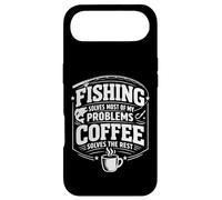 Fishing Solves Most of My Problems Coffee Solves The Rest Case for iPhone Air