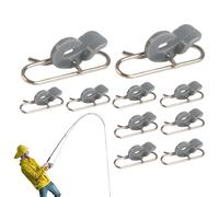 Fishing Speed Clips - Quick Change Fish Bait Connector,Fishing Hook Clips | for Men Angling Hook Tackle Bass Catfish Trout Carp Sea Freshwater