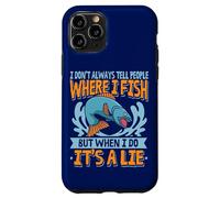 Fishing Spot I Don't Always Tell People Where I Fish Angler Case for iPhone 11 Pro