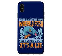 Fishing Spot I Don't Always Tell People Where I Fish Angler Case for iPhone XS Max