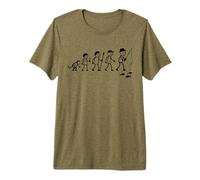 Fishing Stick-Figure line Evolution Fly-Fishing Fishing Premium T-Shirt