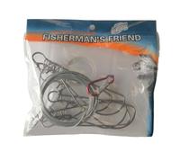 Fishing Stringer Live Fish Lock Stainless Steel Fish Hook Live Fish Wire Rope Fishing Holder Buckle Kit Live Fish Lock Stainless Steel Fish Snap