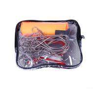 Fishing Stringer Set with Stainless Steel Wire 5m/10m, Float and Ground Spike for Outdoor Fishing Use and Fish Holding (10 meters 10 buttons)