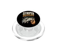 Fishing Striper Whisperer Vintage Angler Gift PopSockets PopGrip for MagSafe