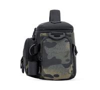 Fishing Tackle Bag - Waterproof Tackle Box | Equipment Storage with Dividers | Shoulder Strap and Non-Slip Base for Bait and Fishing Lines for Easy Carrying On Fishing Trips, Camouflage, see