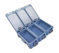 Fishing Tackle Box Organizer | Lure Tackle Box with Silicone Sealing Strip,Portable Organizer Glow in The Dark for Jewelry Pins Fish Hooks Electronic Components Night Camping Outdoor