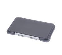 Fishing Tackle Box, Plastic Fishing Hook Storage Organizer with Foam Insert Waterproof Bait Case for Saltwater & Freshwater