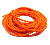 Fishing Tackle Cord Elastic Fishing Binding Rope Stretch Scale 1: 4.5, High Strength Rubber Line for, Bait Wrap 1pc(Orange)