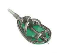 Fishing Tackle Inline Feeder 20~100g for Carp Featuring Aerodynamic Shape and Groundbait Moulding Capability (30g)