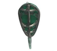 Fishing Tackle Inline Feeder 20~100g for Carp Featuring Aerodynamic Shape and Groundbait Moulding Capability (70g)