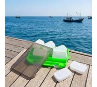 Fishing Tackle Storage Box Designed for Small Items Including Screws Nuts Beads and Other Craft Supplies (Blue)