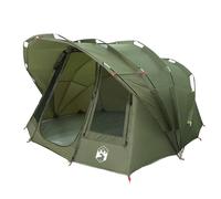 vidaXL Fishing Tent 5-Person Olive Green Waterproof