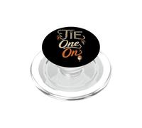 Fishing Tie One On Fly Tying Funny Angler Gift PopSockets PopGrip for MagSafe