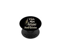 Fishing To Fish Or Not To Fish Funny Bass Angler Gift PopSockets Adhesive PopGrip
