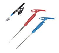 Fishing Tool - Quick Knot Tool Fish Quicks Knot Sets Stainless Steel Including Quick Knot Knots, Fly Line Cutters, Hook Eye Needle with Zinger Retractor, Hook