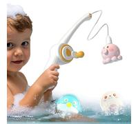 Fishing Toy - Floating Water Play Game, Glowing Magnetic Swimming Set, Color Recognition Learning Activity, Educational Entertainment Pool Bath Teaching Aid Interactive Family Fun Toy