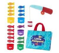 Fishing Toy, Learning Cloth Fishing Toy, Preschool Color Sorting Sensory Plaything, Soft Safe Material, Easy to Play and Learn, Premium Educational Plaything, for Kids Counting Fine Motor Skills