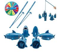 Fishing Toys - 7.1 Inch Interactive Desktop Game | Educational Motor Skill - 250g Board with Turntable and Rods, Perfect for Developing Coordination During Indoor Play for Young Children