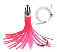 Fishing Trolling Lures Saltwater Trolling Skirted Lures - Offshore Big Game Fishing Lures - For Tuna Mahi Marlin Dolphin-Wahoo Fishing Lures Octopus Squid Skirts (C)