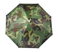 Fishing Umbrella Hat - Sunshade Headwear, Golf Camping Hat | Head Uv Protection Umbrella, Sun Rainproof Headwear, Outdoor Adjustable Umbrella, Oversized Waterproof Hat, Foldable Chin Strap, camouflage