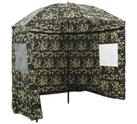 Fishing Umbrella Oxford Polyester Outdoor Tilt Sun Shade Modern Garden vidaXL