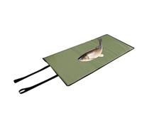 Fishing Unhooking Mat - Unhooking Mat Sling Green Fish Waterproof Fishes Supplies | Travel Unhookings Fishing Landing Mats | for Bass Trout Catfissh Saltwater Freshwater Shore Pier River Fishh